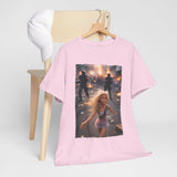 Protest Scene Meme Tee — Girl Running Through Riot Photo Print