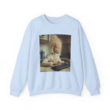 Barbie Sweatshirt — Retro Barbie at Keyboard Photo Print