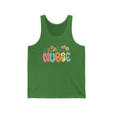 Flower Nurse Tank Top: Medical Professional Apparel