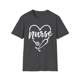 Nurse Heart Stethoscope T-Shirt