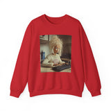 Barbie Sweatshirt — Retro Barbie at Keyboard Photo Print