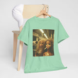 Funny Disgusting Doll face Meme Smoking T-Shirt