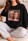 Funny Retro Doll Face Crewneck Sweatshirt — BARBIE Sweatshirt