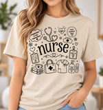 Nursing T-Shirt in Sand