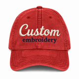 Personalized Vintage Embroidered Cap