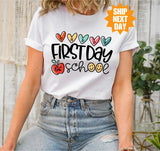 Happy First Day of School Shirt | Teacher Life Tee