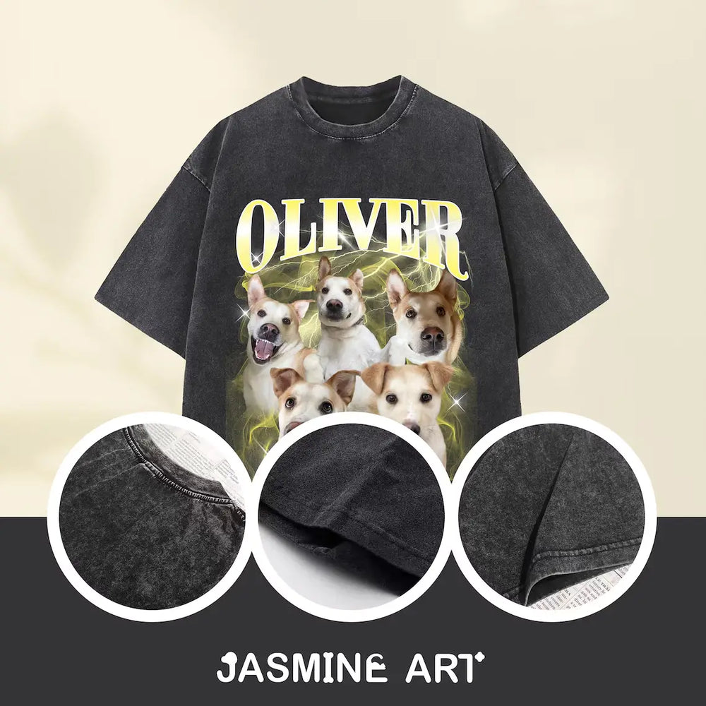Custom Vintage Pet Shirt – photo 3
