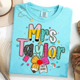 Custom Teacher Shirt | Personalized Teacher Name Gift Tee
