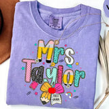 Custom Teacher Shirt | Personalized Teacher Name Gift Tee