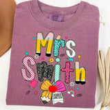 Custom Teacher Shirt | Personalized Teacher Name Gift Tee