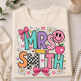 Custom Name Teacher Shirt | Personalized Teacher Gift Tee