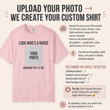 Personalized New Nurse T-Shirt – Custom Photo RN Comfort Colors Tee
