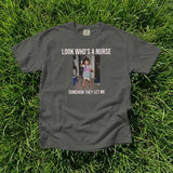 Personalized New Nurse T-Shirt – Custom Photo RN Comfort Colors Tee