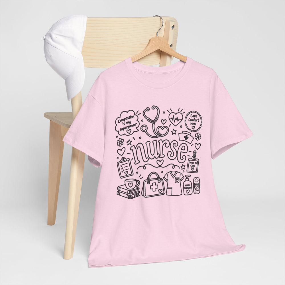 Nursing T-Shirt in Light Pink