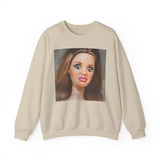 Barbie Girl Meme Sweatshirt — Funny Doll Face Graphic
