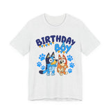 Adult Birthday Boy Shirt in Ash