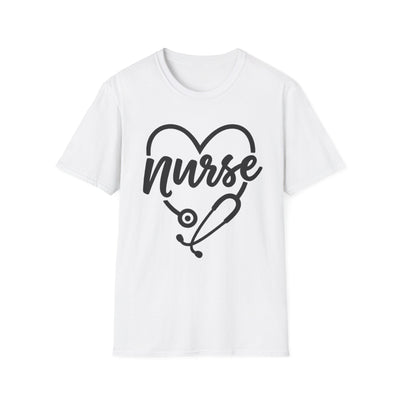 Nurse Heart Stethoscope T-Shirt