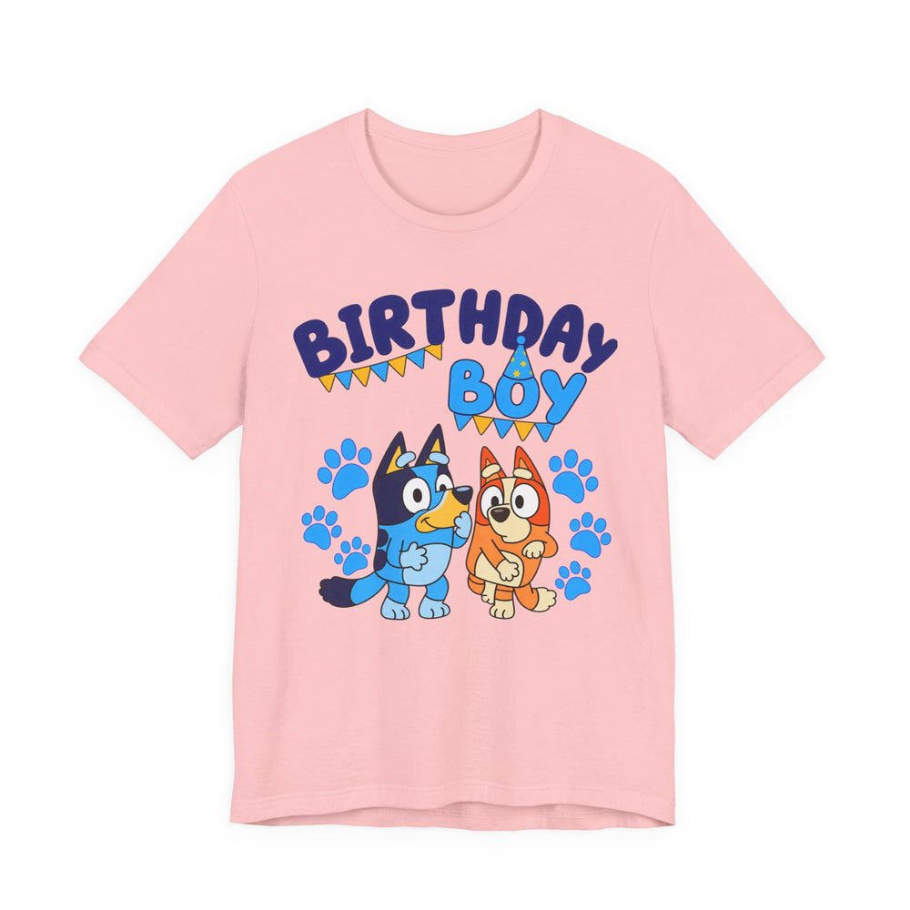 Adult Birthday Boy Shirt in Pink