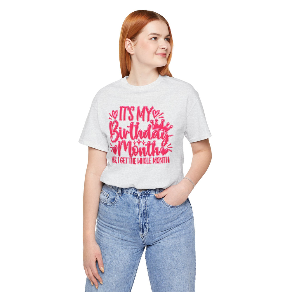 Birthday Month Shirt in Ash
