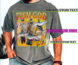 Custom fishing shirt for anglers and charter crews