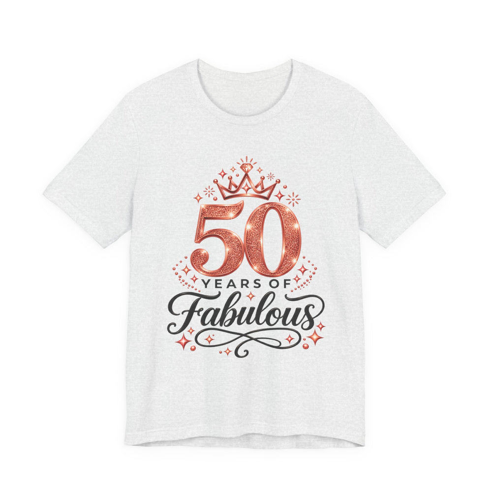 50th Birthday Shirt in Ash