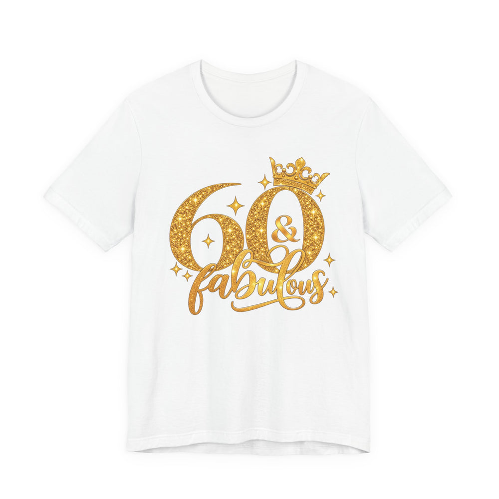 60th Birthday Shirt in White