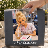 Funny RN Nurse Life Apparel & Gift Design - "I Live Here Now"
