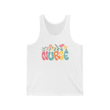 Flower Nurse Tank Top: Medical Professional Apparel
