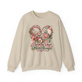 Nurse Mom Sweatshirt — Nurse by Day, Mom Always Floral Crewneck