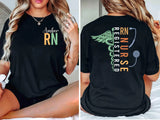 Personalized Registered Nurse Shirt – Custom RN Name, New Nurse Graduation Gift & Nurse Appreciation