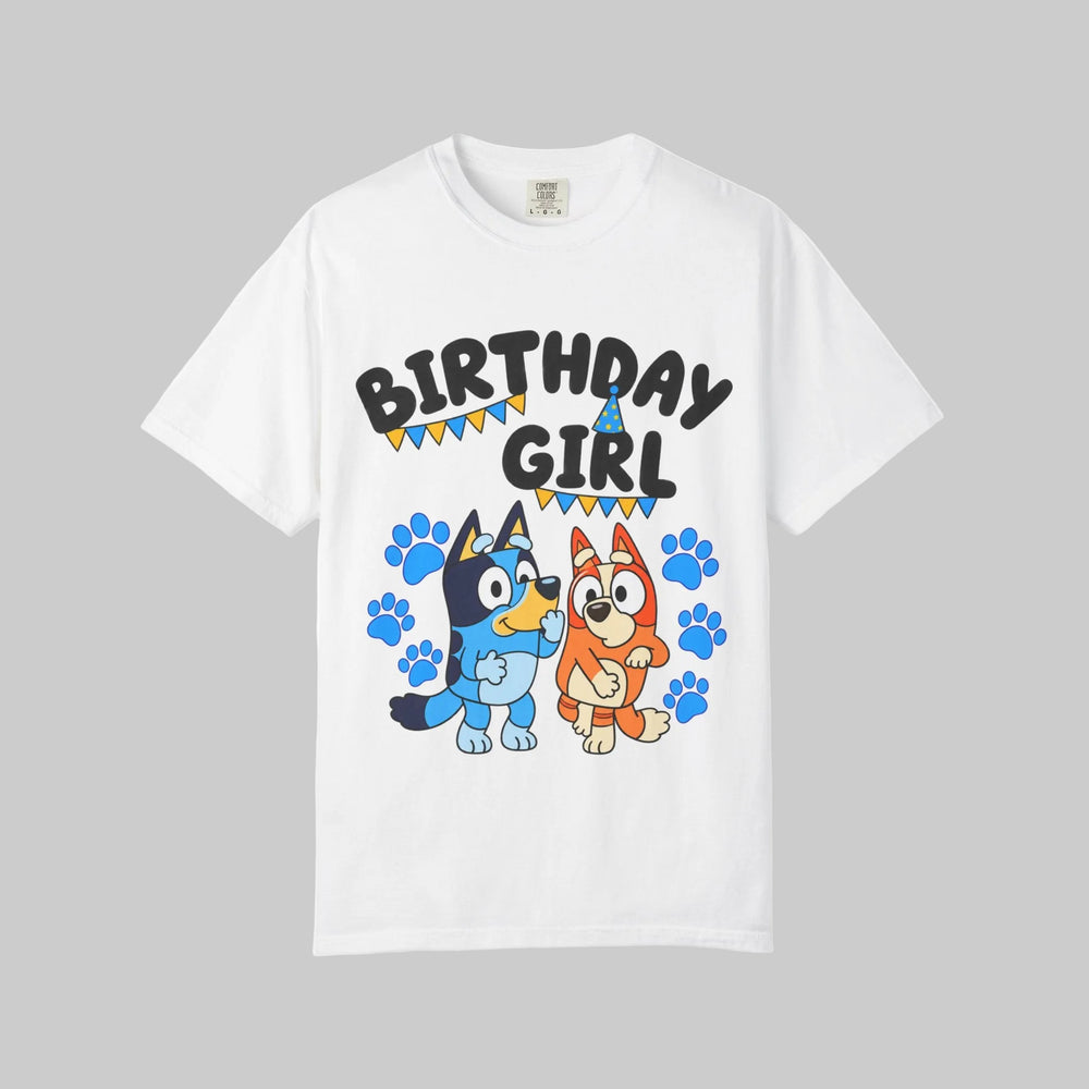 Birthday Girl Shirt for Women in White