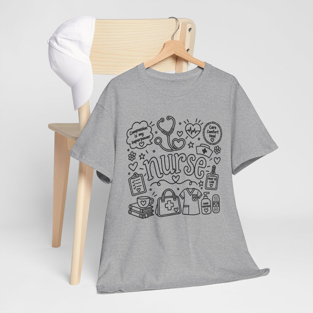 Nursing T-Shirt in Sport Grey