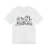 21st Birthday Shirt in Ash