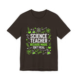 Funny Science Teacher Shirt in Brown