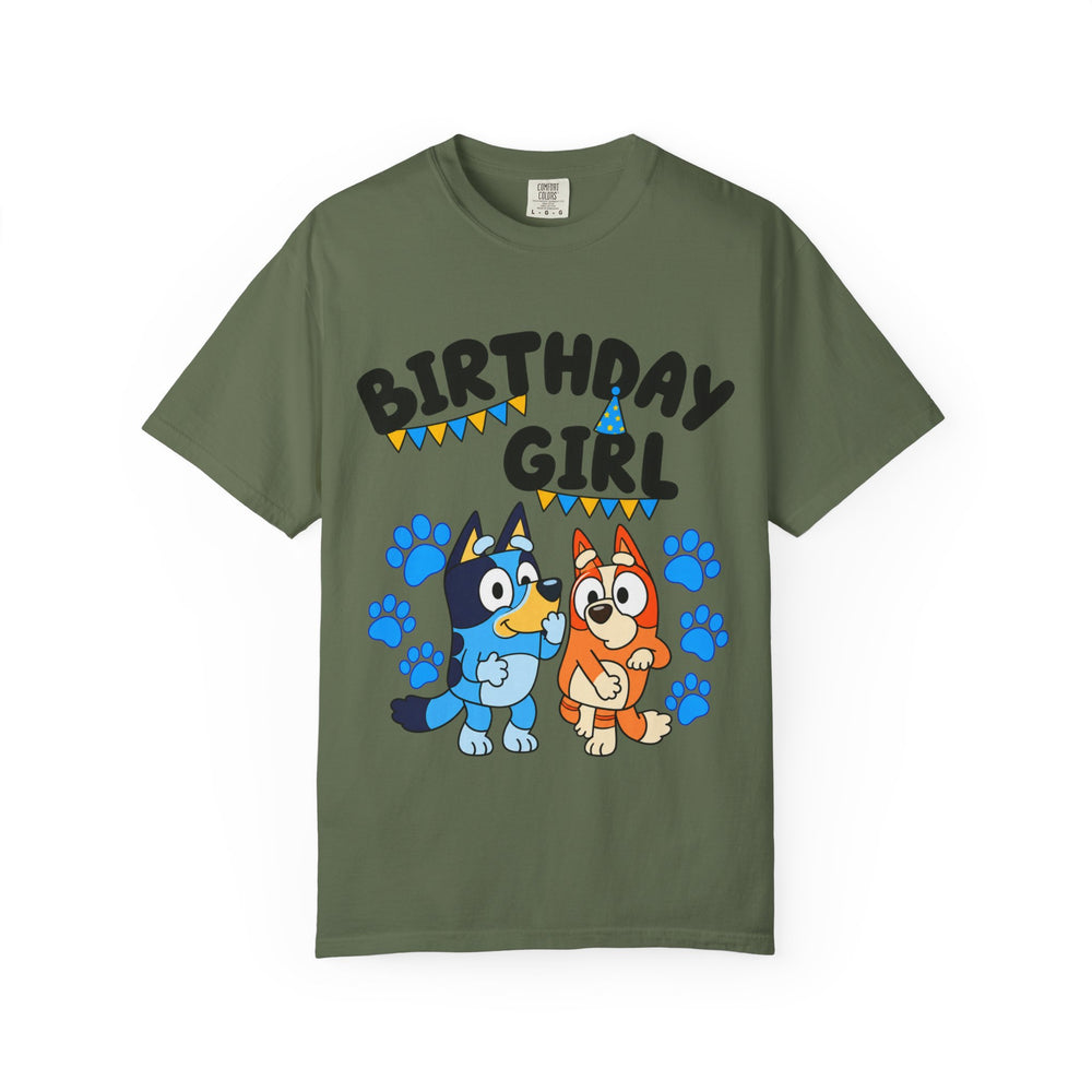 Birthday Girl Shirt for Women in Sage