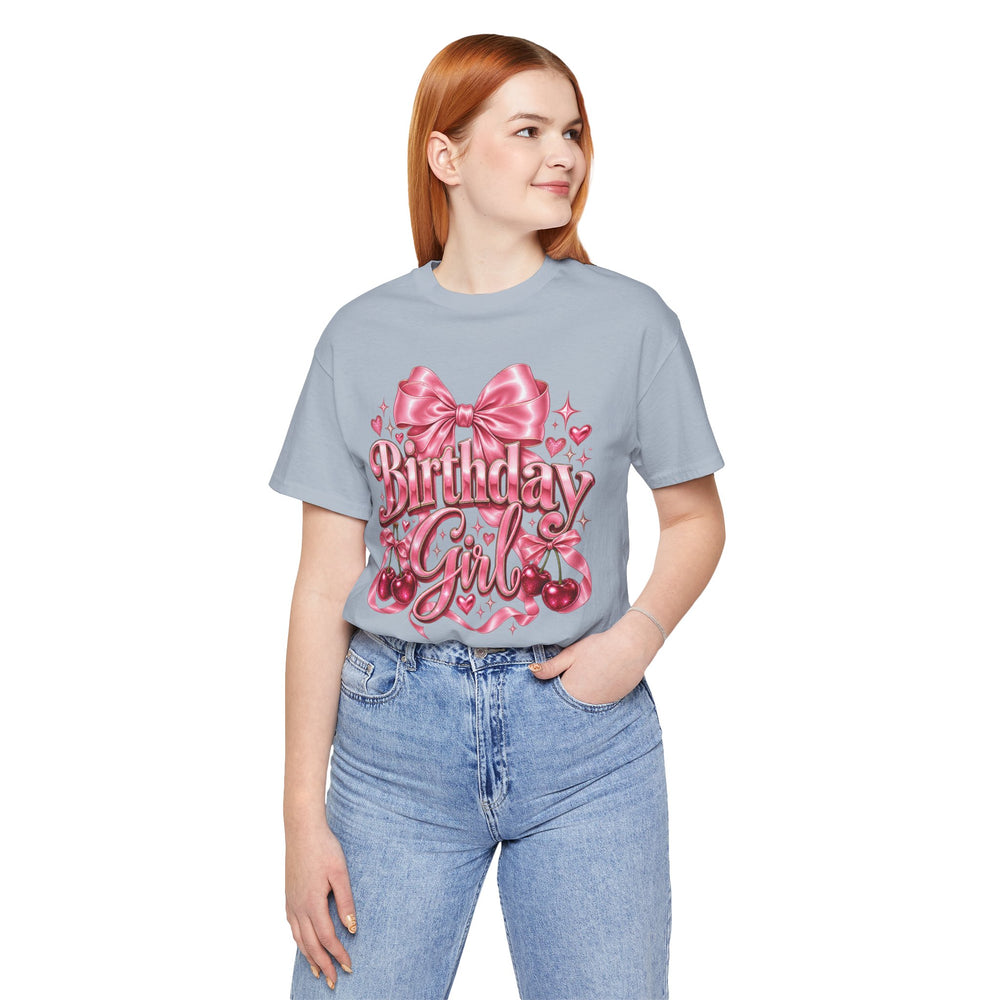 Birthday Shirts for Women in Light Blue