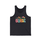 Flower Nurse Tank Top: Medical Professional Apparel