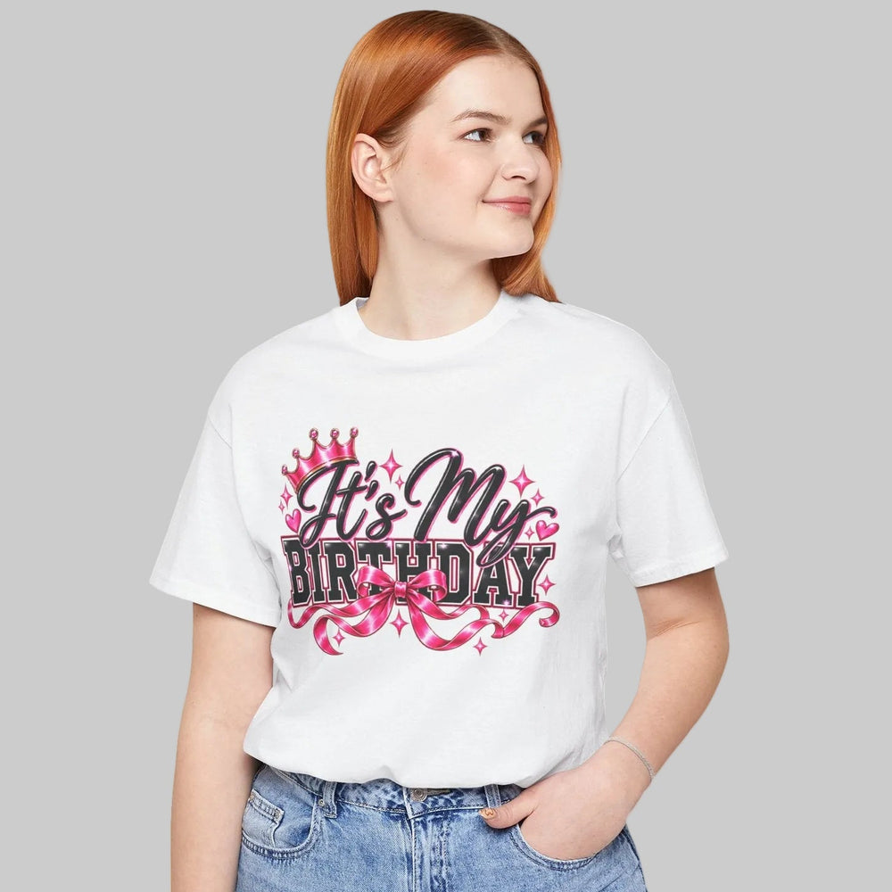 It's My Birthday Shirt in White