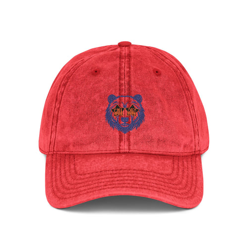 Vintage Embroidered Bears Cap
