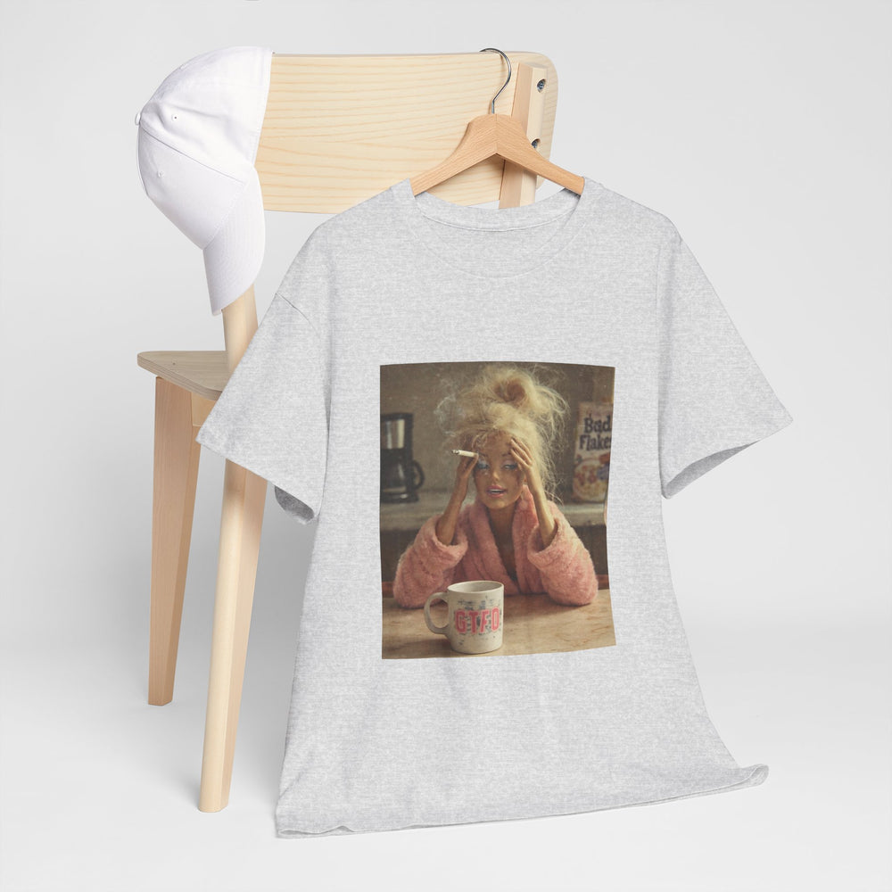 Barbie Meme Shirt – Funny Morning Mood Graphic Tee
