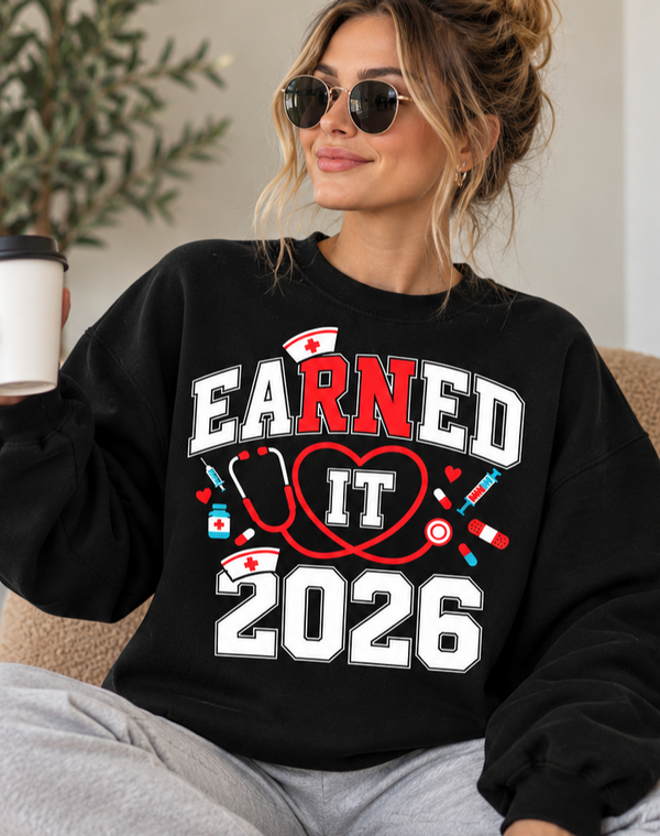 Nurse Graduation Sweatshirt — Officially a Nurse Class of 2027