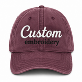 Personalized Vintage Embroidered Cap