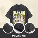 Custom Vintage Pet Shirt – Personalized Dog Bootleg Retro T-Shirt