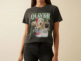 Custom Vintage Pet Shirt – Personalized Dog Bootleg Retro T-Shirt