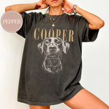 Custom Pet Photo & Name Shirt – Personalized Dog & Cat T-Shirt