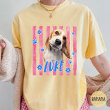 Custom Pet Photo & Name Shirt – Personalized Cat & Dog T-Shirt