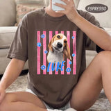 Custom Pet Photo & Name Shirt – Personalized Cat & Dog T-Shirt