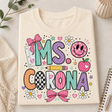 Custom Name Teacher Shirt | Personalized Teacher Gift Tee