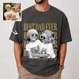Custom Dad Photo Shirt | Personalized Fathers Day Gift Tee