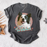 Custom Vintage Face T-Shirt – Personalized Photo & Name Retro 90s Tee